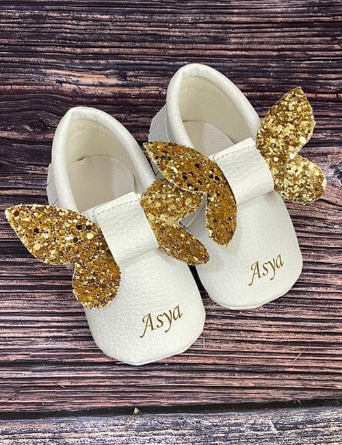 Beyaz Gold Kelebek İsimli Bebek Makosen
